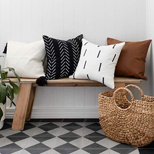 Sofa Or Bed Set of 4 18 x 18 Inch Modern Quality Design Cushion Covers Art Pillow Set ModeHome Decorative Throw Pillow Covers for Couch Sofa Or Bed Set of 4 18 x 18 Inch Modern Quality Design Cushion Covers Art Pillow Set ModeHome Decorative Throw Pillow Covers for Couch